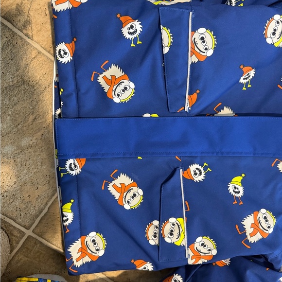 Kids Blue Patterned Jacket - Picture 2 of 4